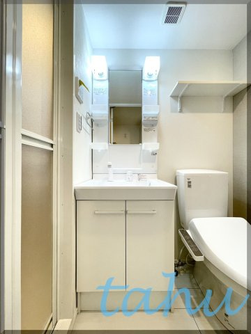 中野区若宮１丁目の賃貸マンションの洗面所