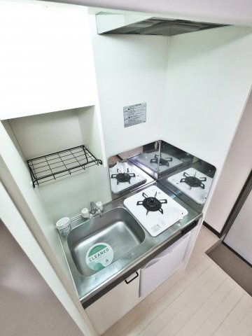 北区豊島２丁目のアパートのキッチン