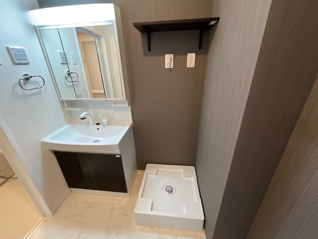 仮）取手市上高井３７９番新築アパートの洗面所