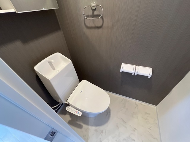 仮）取手市上高井３７９番新築アパートのトイレ