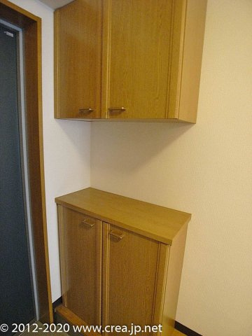 ヴィラオオクボの玄関|シンプルで使いやすい玄関です