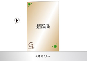 【土地図】 | ご自宅から現地まで、当社スタッフがお車にて、「お迎え・お送り」をしております。ぜひお気軽にお問い合わせくださいませ♪