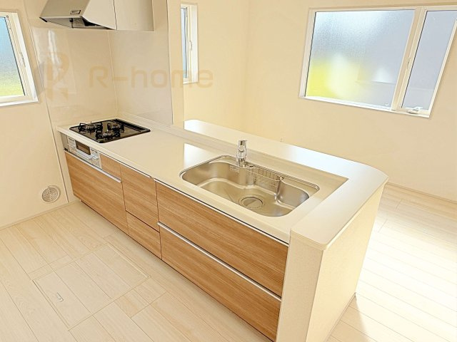 ひたちなか市稲田10期　新築戸建て　6号棟のキッチン