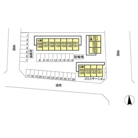 マイルド Bの区画図