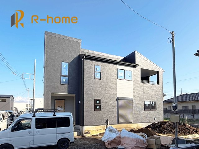 ひたちなか市稲田10期　新築戸建て　9号棟の外観|ご予約を頂ければ、『平日』はもちろん『早朝』や『夜間』もご見学可能です♪お気軽にお申し付けください♪