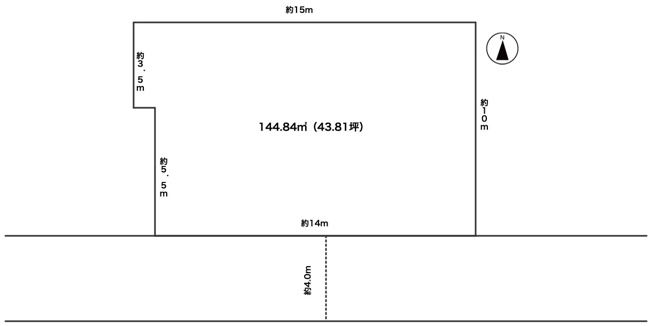【土地図】 | 熊谷市別府2丁目　売地　全1区画　