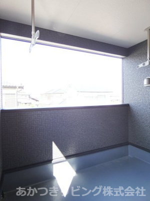 【バルコニー】 | 小山市東間々田第8 | 多少の雨でも安心のインナーバルコニー♪