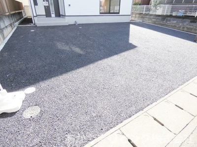 【駐車場】 | 小山市東間々田第8 | ゆったり駐車場♪車種により３台可能♪