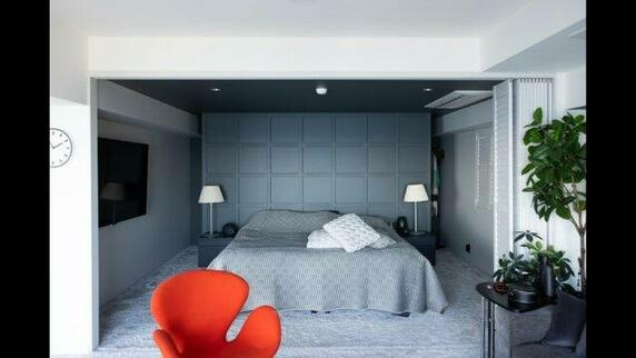 プラザ伊豆山の寝室