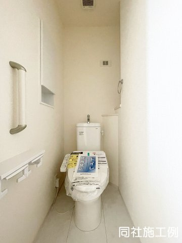 新築戸建・新築建売　安積町北井2丁目　長期優良住宅　安積一小・安積中のトイレ|同社施工例になります