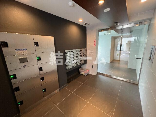 板橋区仲宿の賃貸マンションのロビー