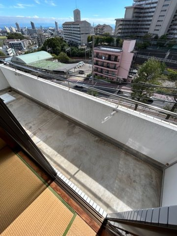 ハイツ菊水のバルコニー
