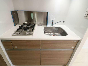 【キッチン】 | プレール・ドゥーク横濱紅葉坂 | 便利な2口ガスコンロシステムキッチン