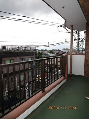 【バルコニー】 | ライオンズマンション品川町 | 南面バルコニー