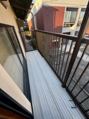 【バルコニー】 | 吉田河原町貸家 | 家電類はすべて撤去予定です