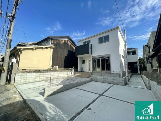 ★久世郡久御山町市田珠城　第1期　新築一戸建ての外観|お客様に長く安心して住んでいだだける事にこだわった家づくり！住んでからのアフターサービスにもしっかりと取り組んでいます！