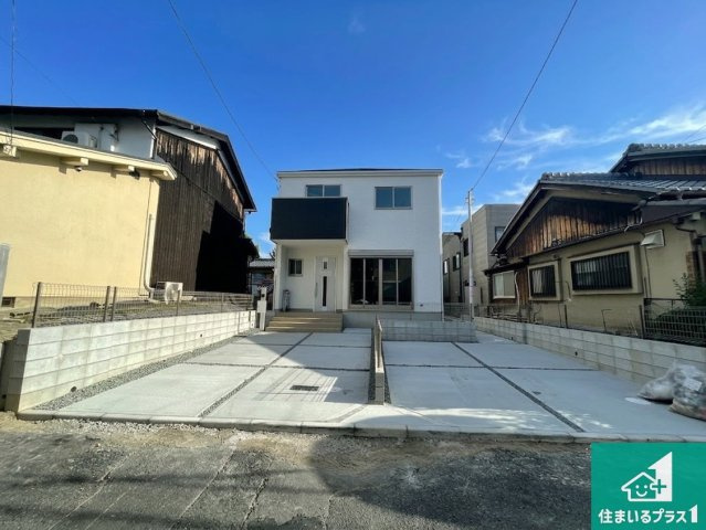 ★久世郡久御山町市田珠城　第1期　新築一戸建ての外観|安心の10年保証！外観を美しく保ち、雨水で汚れを落とします！気になることがありましたら、お気軽にお問い合わせください！
