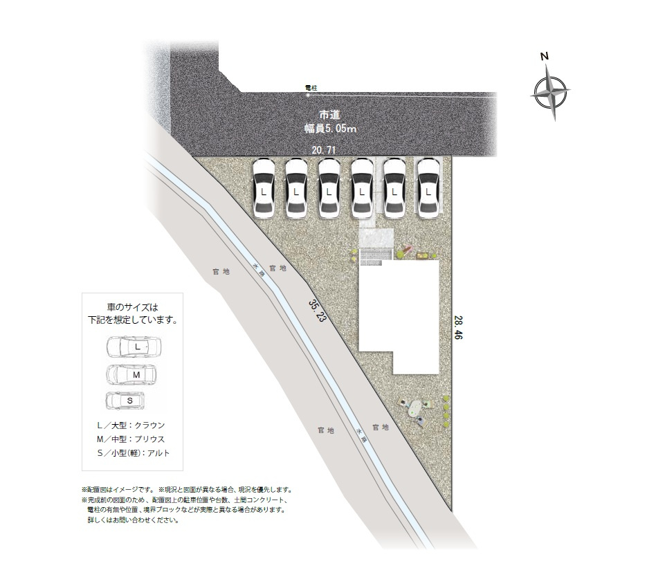新築戸建　富士市依田橋町第3期　全1棟の区画図
