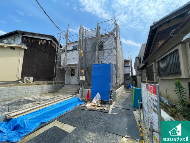 久世郡久御山町市田珠城　第1期　新築一戸建ての外観|現在建築中！落ち着いた街並みで新生活を始めることが出来そう！周辺の物件も併せてご紹介させて頂きます！
