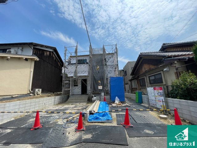 久世郡久御山町市田珠城　第1期　新築一戸建ての外観|現在の進捗状況です！順調に作業進行中、完成が待ち遠しいです！詳細の間取り等、お気軽にお問い合わせください！