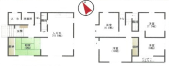 美萩野（リフォーム済）の間取り