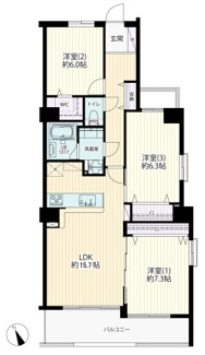 【間取り】 | パブリデンス春日部豊春