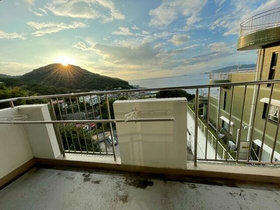 ルシオン伊豆宇佐美のバルコニー