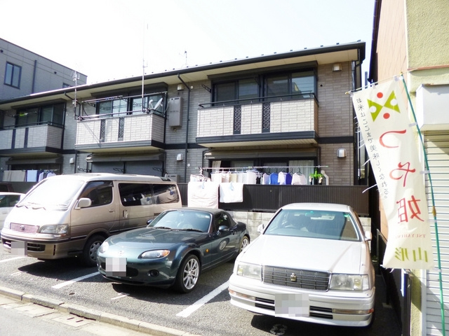 グレイシス王子Ｂ棟の外観|バルコニー側です！