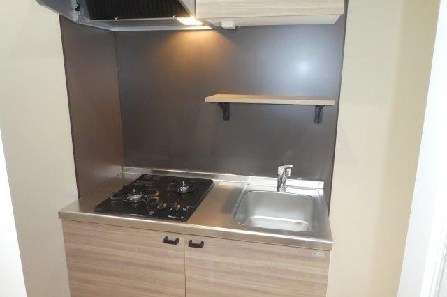 INBORUのキッチン|2口ガスコンロ付きシステムキッチン
