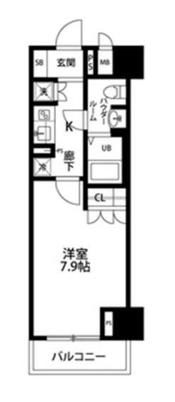 ジェノヴィア清澄白河グリーンヴェールの間取り