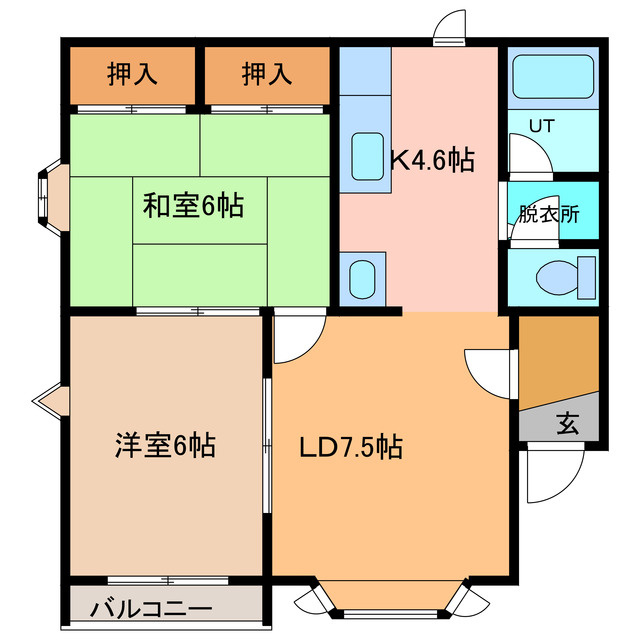 メゾンＫの間取り