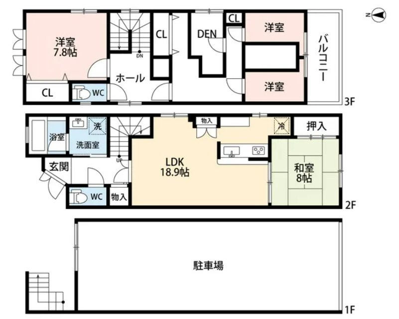 大阪市城東区諏訪4丁目の間取り