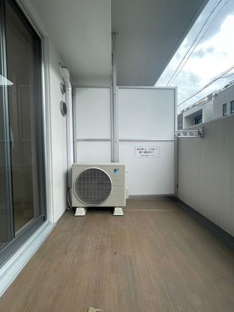 LaDouceur志賀本通Ⅱ　名古屋市賃貸　仲介手数料無料のバルコニー|バルコニー