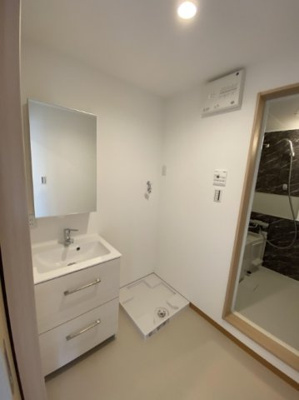 【洗面所】 | アビリタNOB博多駅東グランデ | シンプルで使いやすい洗面台です！