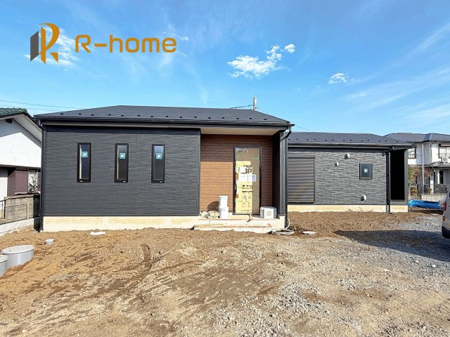 ひたちなか市津田9期　新築戸建て　1号棟の外観|ご予約を頂ければ、『平日』はもちろん『早朝』や『夜間』もご見学可能です♪お気軽にお申し付けください♪