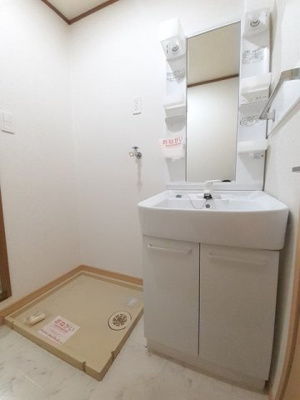 【洗面所】 | クローバーＡ | 洗面所です