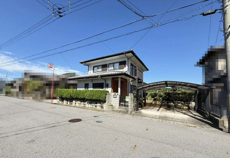 野洲市近江富士１丁目　売土地の前面道路含む現地写真