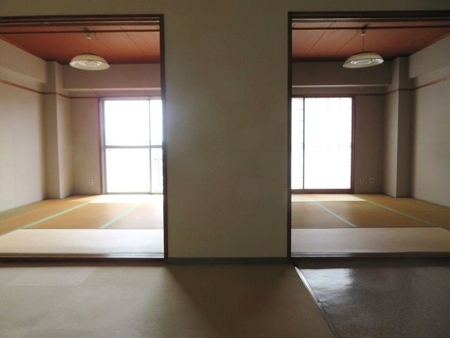 常盤コーポの和室