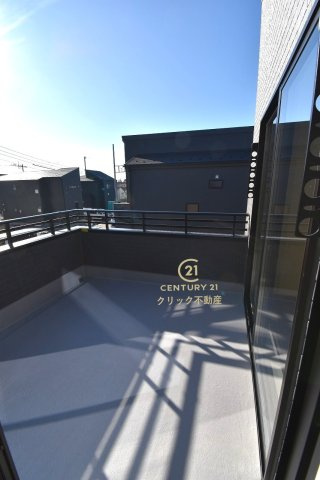 リーブルガーデン  ひたちなか稲田　10期　4のバルコニー|日当たり良好なバルコニーです。気分転換に出るだけでも、晴れた日にお洗濯物やお布団を一気に干すのも気持ちがいい♪