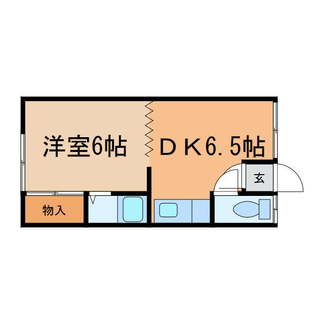 ハイツあいどるの間取り