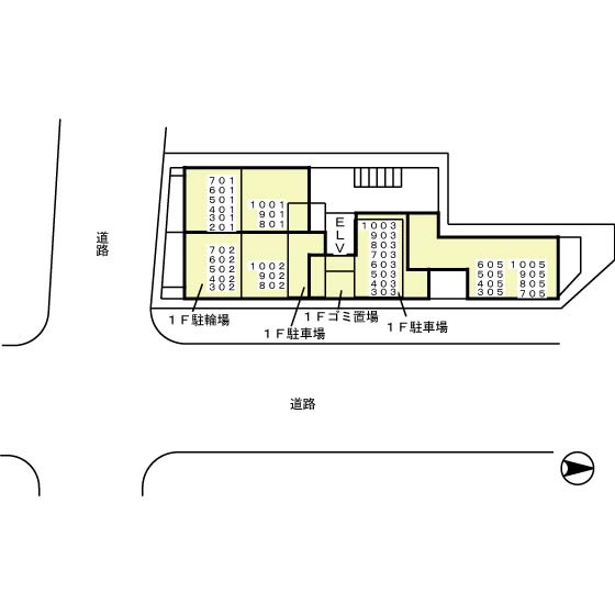 フィルモア ワンの区画図