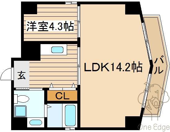 大淀北第一マンションの間取り