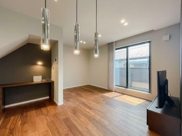 【居間・リビング】 | コリーヌⅢ | 16.7帖のきれいなLDK。