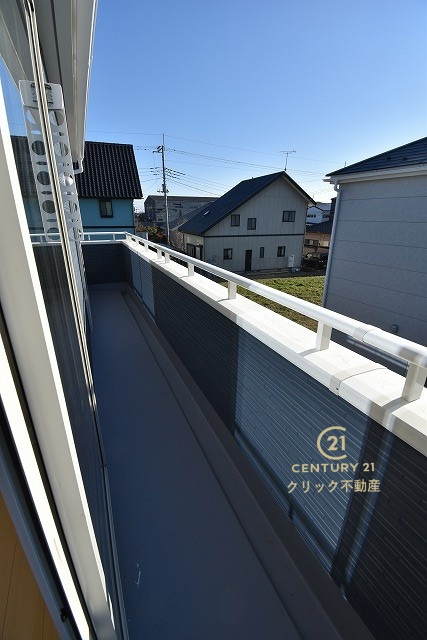 リーブルガーデン  ひたちなか稲田　10期　6のバルコニー|お部屋から出られるバルコニーです。ちょっと気分転換に外の景色を眺めて深呼吸もいいですね。
