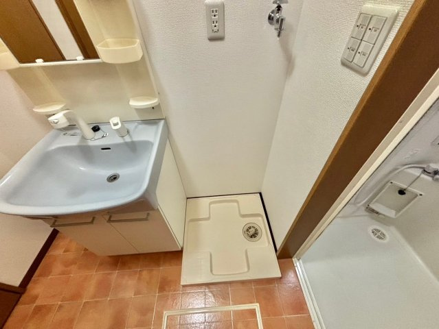 神和町壱番館の洗面所