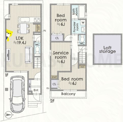 長岡京市神足雲宮　新築戸建