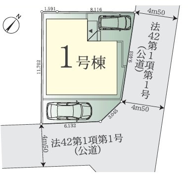 【区画図】 | 大和市上和田3期 新築戸建 全1棟