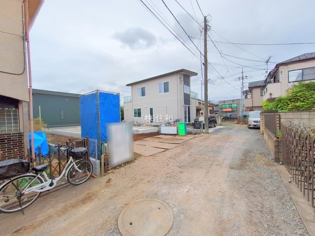 【新築分譲住宅】富士見市上沢3期の前面道路含む現地写真