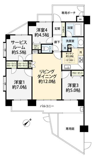 【間取り】 | センチュリー生田