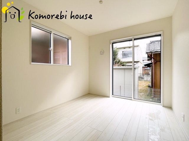 さいたま市北区宮原1丁目　2期　新築一戸建て　ブルーミングガーデン　02の洋室|広々とした洋室です